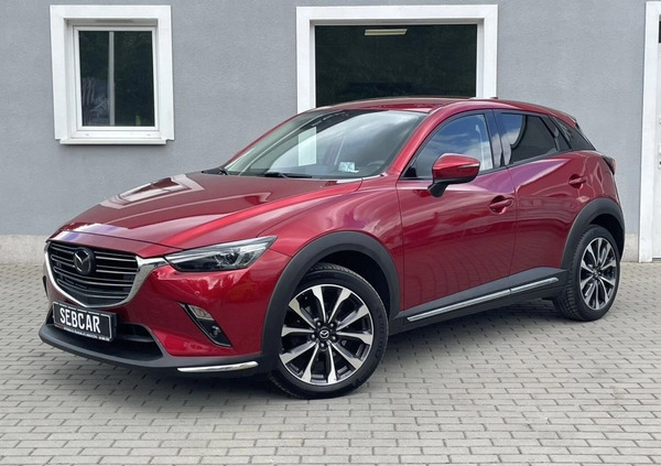 Mazda CX-3 cena 77500 przebieg: 144000, rok produkcji 2020 z Tarnów małe 596